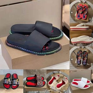 2024 Top Australia Red Bottoms chinelos chinelos chinelos sandálias de designer picos de moda masculino slides femininos pães de borracha favoritos plataforma de mula de sola grossa