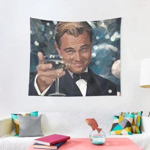 Tapestries great gatsby tapestry kawaii rum dekor koreansk anpassning för