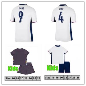 2024 Foden Bellingham Soccer Maglie 2024 Shirt di calcio della squadra nazionale Inghilterra Bianca Bright Kane Sterling Rashford Sancho Grealish Men Kid Kit Kit