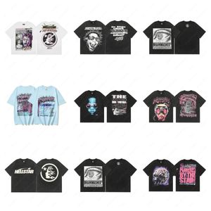 ヘルスタートシャツブランドメンズファッションオリジナルデザインヒップホップコットン高品質のグラフィックTシャツクラシックヴィンテージTシャツストリートウェアサマーボーンカジュアル服