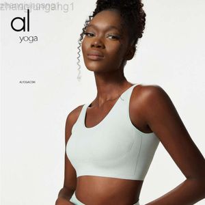 Desginer als yoga aloe tankar yoag original vår och sommar ny stil bh tillbaka träning underkläder som ytterkläder fitnesskläder