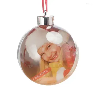 Party -Dekoration Weihnachtsbaum po B.Ubles transparente Ballrahmen Ornamente für DIY Holiday Decorize mit Familienfreunden personalisieren