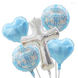 Воздушные воздушные шарики для крещения элегантный первое причастие декор голубь из 5 милых творческих украшений