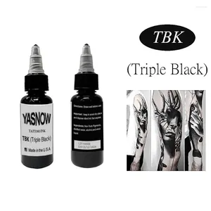 Tattoo -Tinten Ink 30ml Körperfarbe Mikropigment Schwarzes permanentes Make -up -Pigment