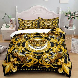Chain Baroque Pattern Bohemian Bedding Supplies Small Single Double Bed Large Linen Bedding Supplies Adult and Childrens Duvet Cover 240510
