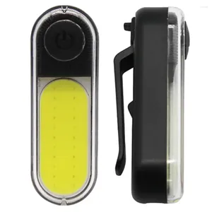 Taschenlampen Taschenlampen LED LED COB BEHANDLICH MINI MINI -Fahrradfahrrad Heckleuchte wasserdicht 300 lm 6 Modi für die Nachtpfropfwarnung des Fahrrads