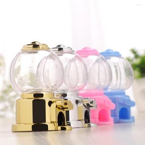 Bottiglie di stoccaggio 6 pezzi Box al cioccolato Baby Mini Contenitori di plastica Candy Dispenser Machine Creative Kids Toys Gum