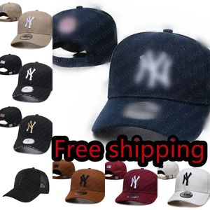 Fashion Baseball Designe Unisex Beanie Classic Letters NY Designers Caps Hats Mens Womens Bucket Outdoor Leisure Sports Hat casquette black Free shipping