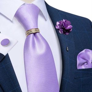 Zestaw krawata na szyję 2023 NOWOŚĆ SIDY RED BLUE Olive Green Silk Ties dla mężczyzn z broszkowym szpilką krawat