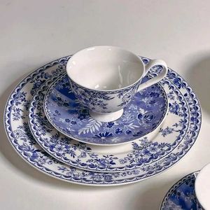 Чашки блюдцы ретро цветочные керамические чашки и блюдцы под глазури цветной тарелка китайский стиль растительный сериал послеобеденный чай чайная чашка с двумя частями
