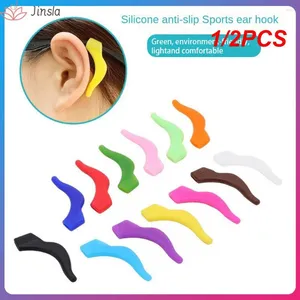 Bath Mats 1/2PCS High-quality Silicone Ear Hook Super Soft And Lightweight Rubber Ring Ergonomic Design Comfortable To Wear Anti Slip