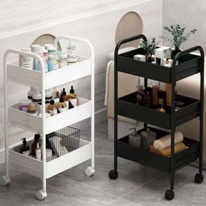 Small Cart Rack, Kitchen, Floor to Ceiling Bedroom, Multi-level Baby Snacks, Mobile Bathroom, Storage Rack