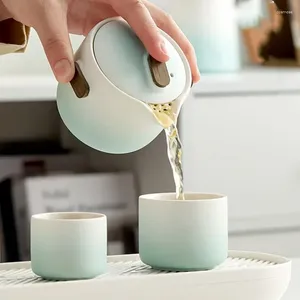 Чайные наборы наборов проездной керамики градиент цветные чайные чайные чайные чайные чайные чайные чайные чайные чайные