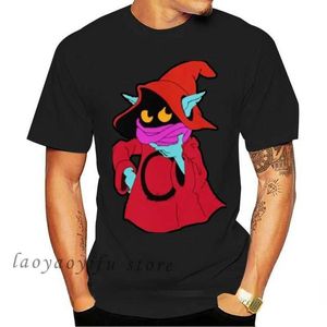 Мужские футболки смешные Orko подумали, что большая футболка винтаж Heman Orko He Man TV Skeletor Man at Arms Beast Man 80-х Tops Tops Женщины мужчины негабаритные T T240510