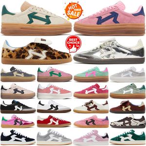 Designer platform running shoes sneakers trainers for men outdoor Pony Leopard Silver Metallic pink Glow Gum Velvet mens womens Sports