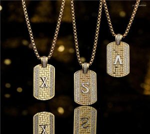 Pendant Necklaces Stainless Steel Chains For Women Letter Necklace Couple Paired Pendants And Gold Chain Men Aesthetic Accessories5187167