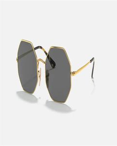 Exklusiva solglasögon för män och kvinnor metall ramar av toppkvalitet utomhus rese mode åttonal solskydd spegel 19728843858