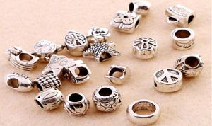 Minchas soltas mistas de acrílico de prata antiga miçangas de miçangas de pulseira de pulseira europeia Bracelets Acessórios de pulseira de pulseira 3400409