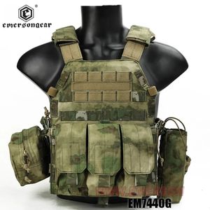 Emerson Gear LBT6094A Style Weste mit Taschen Airsoft Painball Military Army Combat Gear EM7440G AT/FG 240507