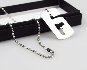 Game Rainbow Six Siege Necklaces for Male Tom Clancy039s Silver Link Chain Necklace Collar Women Men Jewelry3011852