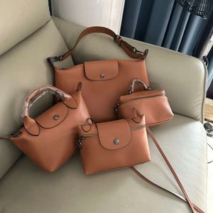 2024 Designer Bag High Quality New Calf Leather Underarm Bag for Womens Genuine Cowhide Hobo Messenger Bag Large Capacity Single Shoulder Mini Dumpling Bag