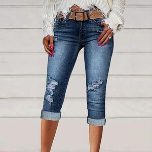 Calças femininas verão de jeans sexy de jea