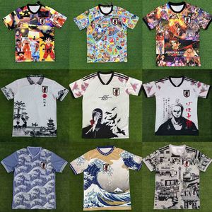 2024 2025 Japan Soccer Trikots Cartoon Shirt Isagi Atom Minamino Asano Doan Kubo Ito Dragon Trikots Japanische Spezialuniform -Fußballhemden