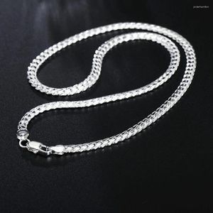 Chains 20-60cm 925 Silver Design Noble Necklace Chain For Women Men Fashion Engagement Jewelry