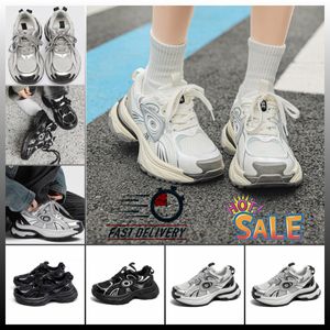 Hochhoch beliebte dicke Solted Dad Schuhe Frauen Neue China-Chic-Casual-Sneakers Schnüre-up S Herbst Clocky Sneaker Sliver Sliver Ehepaar Eur35-44 gemischte Farbe 2024 Leder Junge