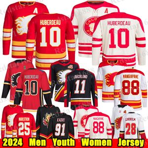 #10 Jonathan Huberdeau Heritage Classic Calgary Hockey Jersey #91 NAZEM KADRI JACOB MARKSTOM ANDREW MANGIAPANA MIKAEL Backlund Greer Jarome Iginla Flames Jerseys