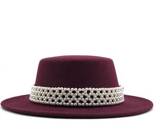 Homens simples homens largo abeto lã quente jazz chapé fedora estilo retro cor sólida cor panamá chapéu trilby festa formal chapéu 5658cm A44566449