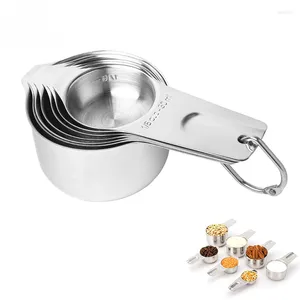 Ferramentas de panificação 7pcs/conjunto medir colheres de copo de copo de bolo de bolo de farinha de farinha de alimentos para casa de cozinha acessórios de cozinha de gadgets