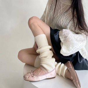 Frauen Socken japanischer Stil Wolle Kawaii Ballett JK Guards Harajuku Fuß Cover über Kniestiefel Manschetten Mädchen