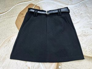 Saias vintage preto elegante polka ponto alta cintura mini -saia feminina feminina coreana casual cinza hip clube sexy curto