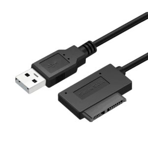 USB2.0 SATA To USB2.0 Adapter Cable for Laptop Hard Disk Drive SATA Hard Drive Cable Connector To USB for 6p+7p SATA Notebook