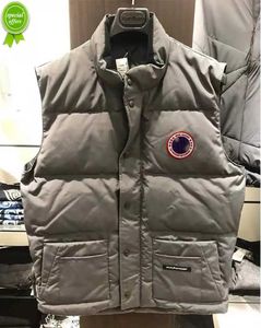 Canadian USA Winter Canada Canadá Popularidade ao ar livre Masculino coletes de luxo Jackets de moda de luxo gilet gilet casaco macho doudoune luxe ganso veste homme manteau 2cxf