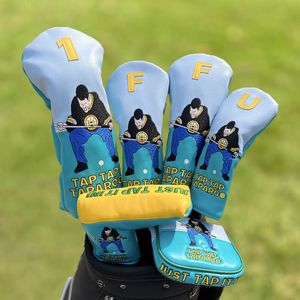 Drewniany pół przysiadu Little Man Club Hat Golf Supplies Akcesoria Ochrony głowy Ball Głowa