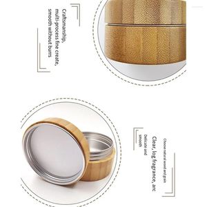 Aufbewahrung Flaschen Holzfarbe Make -up Lotion Metall Zinngläser tragbarer kreativer leerer kosmetischer Box bequemer Lidschatten