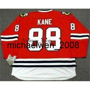 Vin Weng Men Women Youth Youth Patrick Kane Home Hockey Jersey tutto cucito di alta qualità Qualsiasi nome qualsiasi numero di portiere Cut