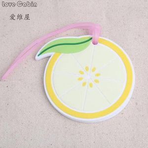 Вечеринка Creative Baby Shower Gift Silicone Lemons Lagage Tag Свадебная запас 10 шт.