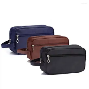Storage Bags Double-Layer Cosmetic Bag Toiletries Organizer Waterproof Female Make Up Cases Travel Outdoor Girl Makeup