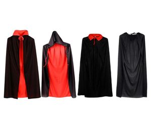 Partyzubehör mittelalterlicher Halloween Cloak Death Cowl Tuch Zauberer Witch Cape 150cm Robe für Weihnacht Cosplay Vampire Fancy Kleid ME5156786