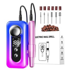 15000RPM Electric Nail Drill Machine Portable Display Nails Sander For Acrylic Gel Polish Rechargeable Tool Low Noise Tools 240509