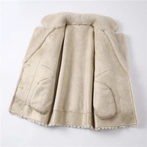 Frauenfell 2024 Frauen Winter Mode Faux Nerz Casual Coat Weich warme Jacke H2906