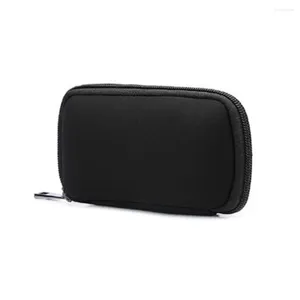 Borse di stoccaggio Portable Digital Electronic Flash Drive Case del supporto per cerniera auricolare