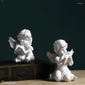 Decorative Figurines Deartco Resin Home Decor American Creative Angel Sculpture Decoration Living Room Furnishings Bedroom Study Crafts