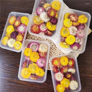 Decorative Flowers Dried Daisy Flower Crown Wedding Decorations DIY Art Craft Epoxy Resin Mold Jewelry Candle Making