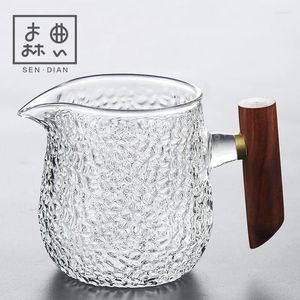 TeAware Setleri | Bardak Çay Sızıntısı Entegre Cam Ayırıcı Tek Kalınlaştırılmış Isıya Dayanıklı Set Ters Kupa Çekiç Şekilli