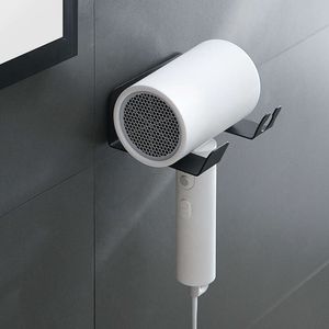 2021 Nuovo acciaio a carbonio multifunzionale montato a parete da bagno senza punzonatura elettrica per asciugacapelli