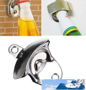 Stainless steel Wall Mounted Bottle Opener Creative Wall opener Beer bottle opener Use screws fix on the wall 7147893